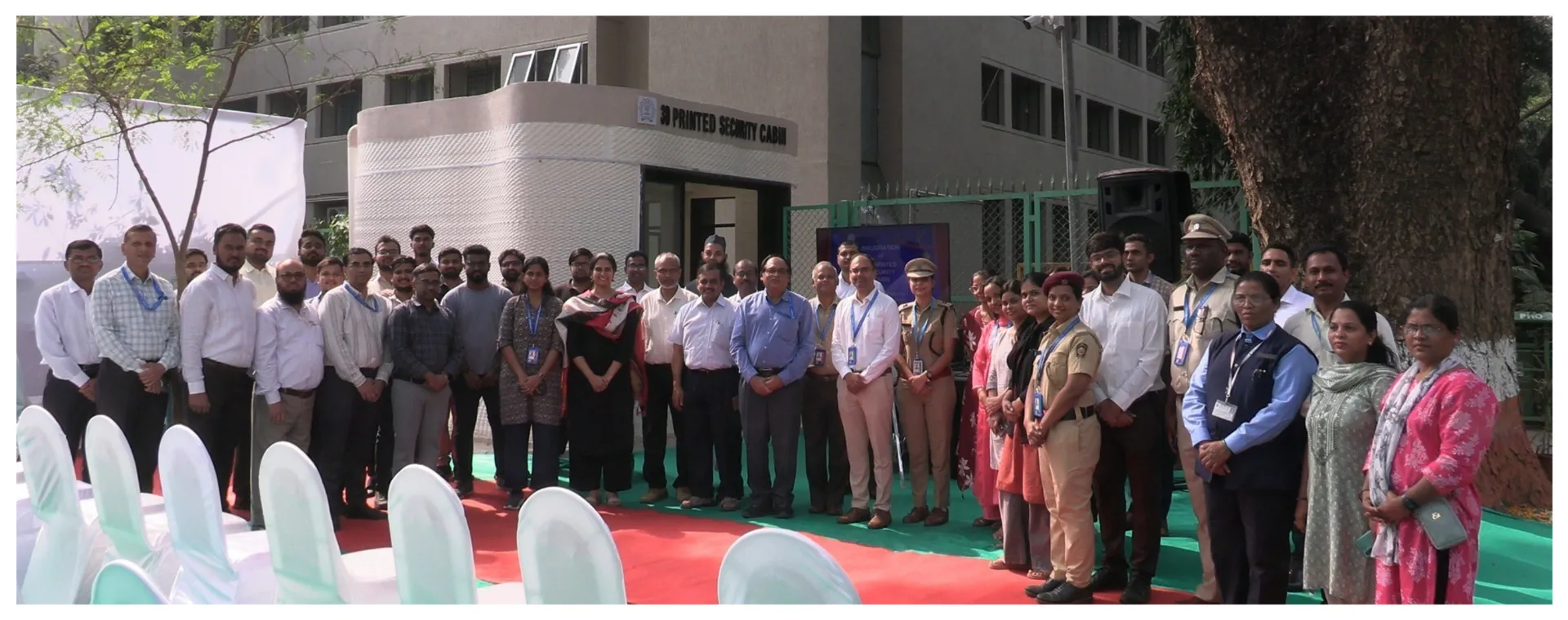 IIT Bombay Inaugurates 3D-Printed Security Cabin on Campus