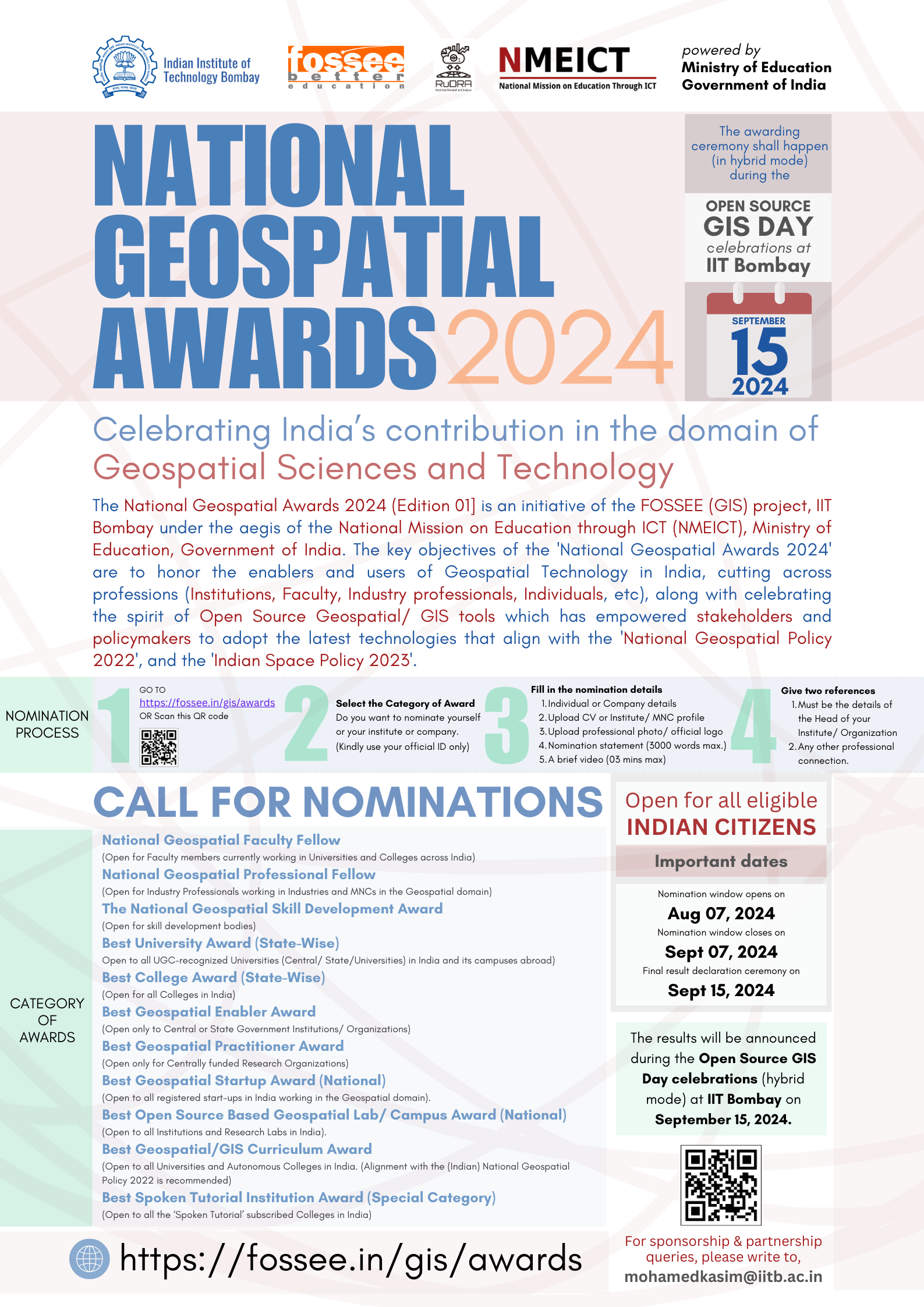 National Geospatial Award 2024