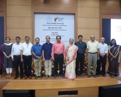 Awardees of Industrial Research Consultancy Centre (IRCC) Research Excellence Awards - 2023 along with Chief Guest and IIT Bombay Director